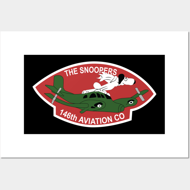 146th Aviation Company - Snoopers X 300 Wall Art by twix123844